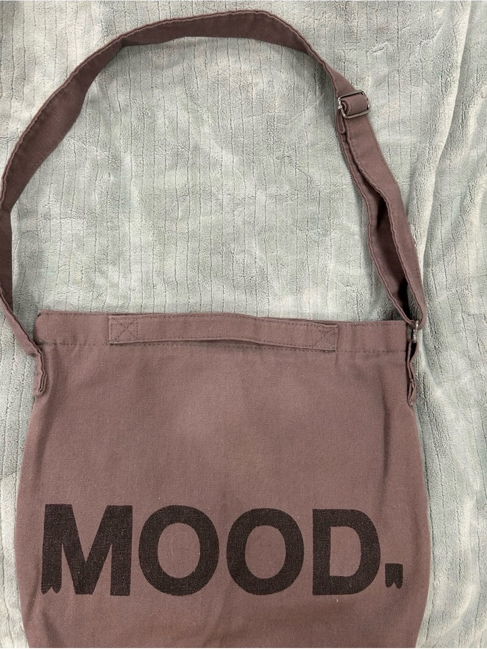 Canvas Crossbody Bag in Mauve